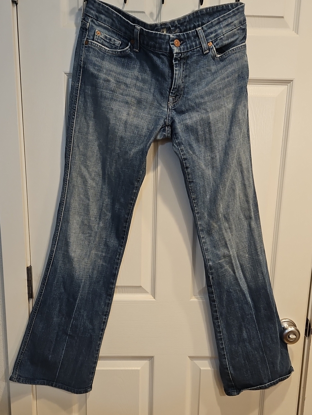 Seven 7 For All Mankind A Pocket With Crystals - Picture 9 of 13